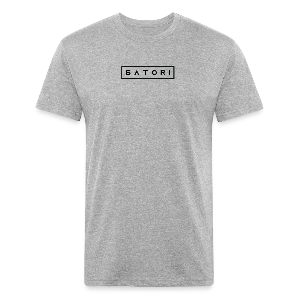 Fitted Cotton/Poly T-Shirt by Next Level - heather gray