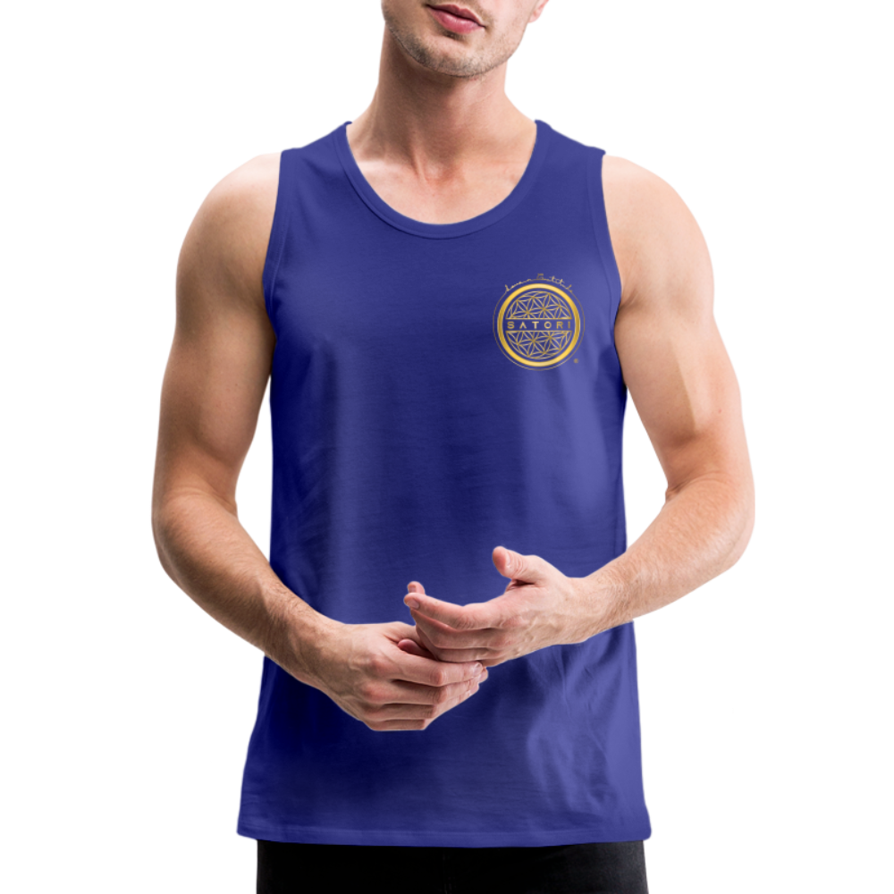 Men’s Premium Tank Logo Front-Back - royal blue