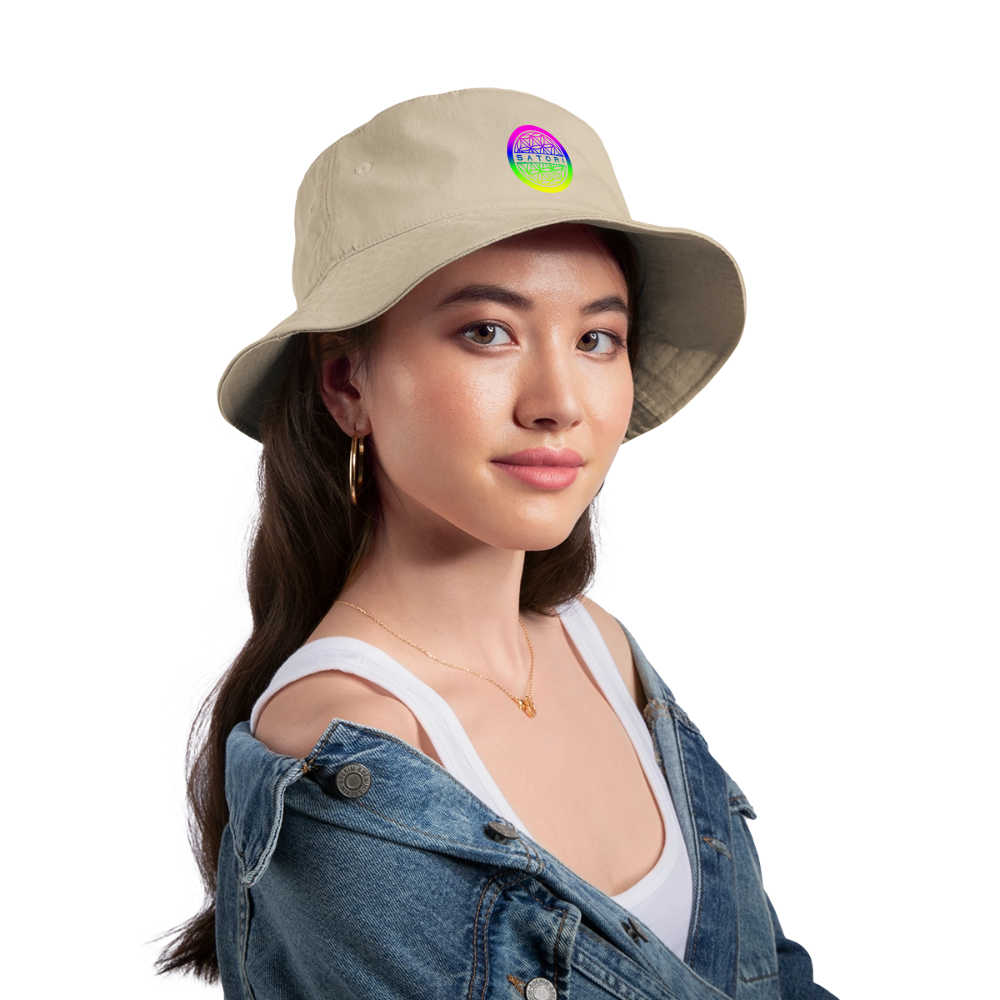 Bucket Hat Satori Logo & Gratitude - cream