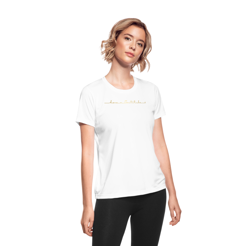 Women's Moisture Wicking Performance T-Shirt - white