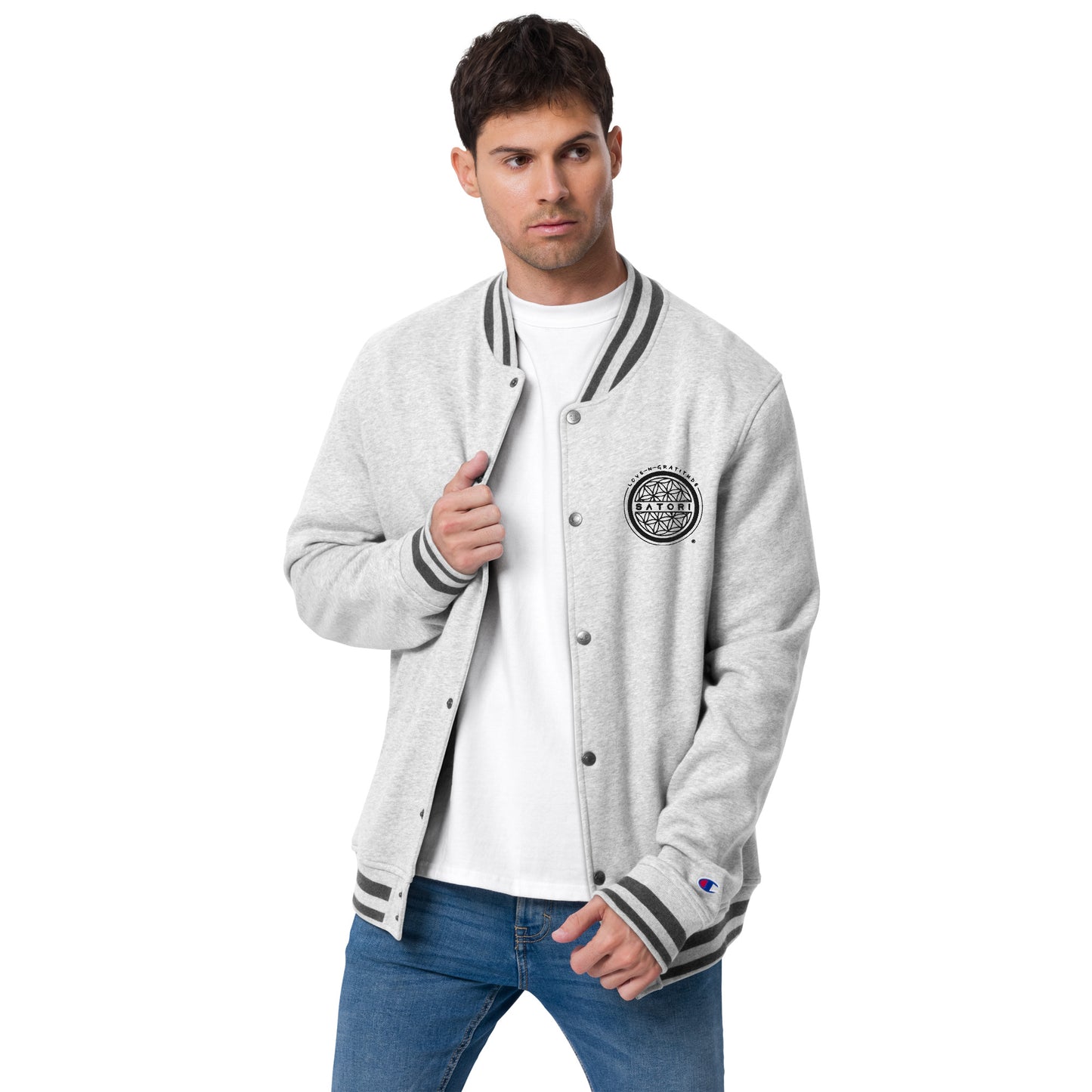 Embroidered Champion Bomber Jacket
