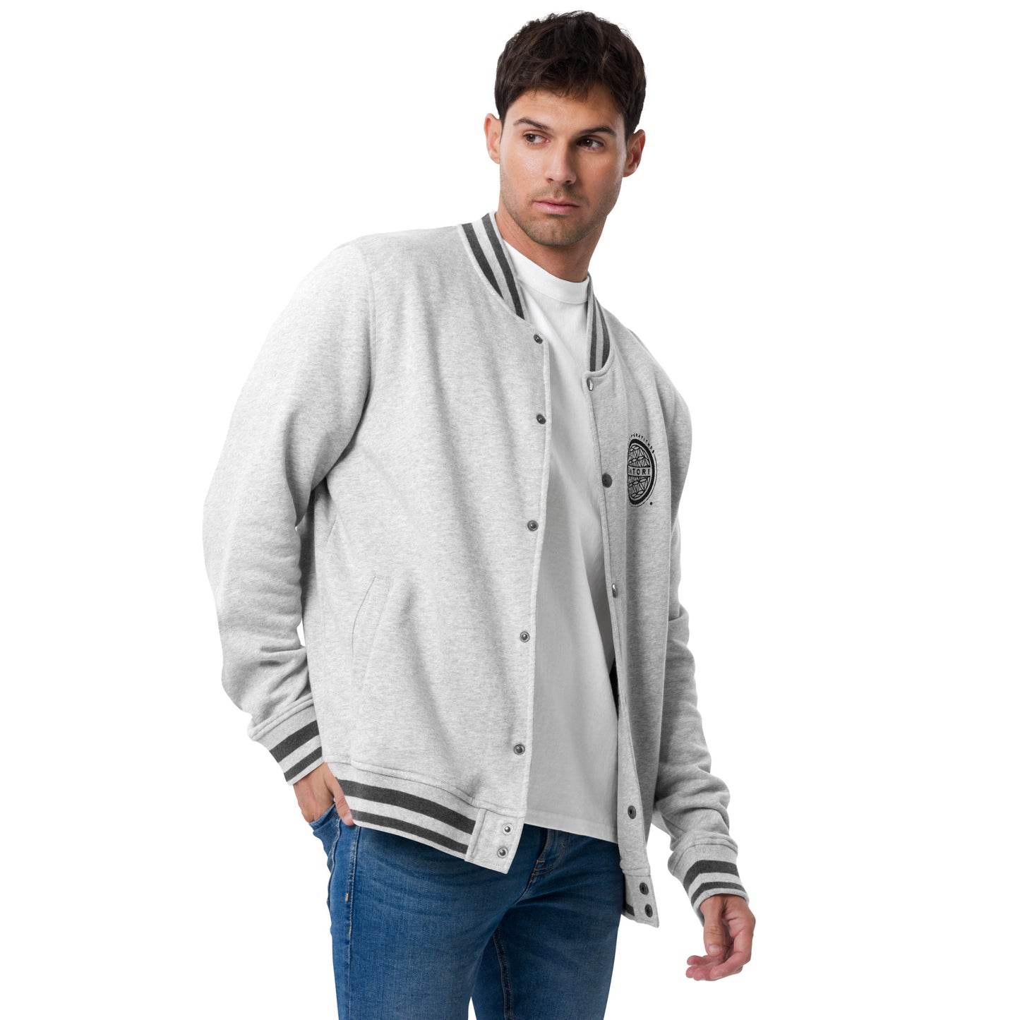 Embroidered Champion Bomber Jacket