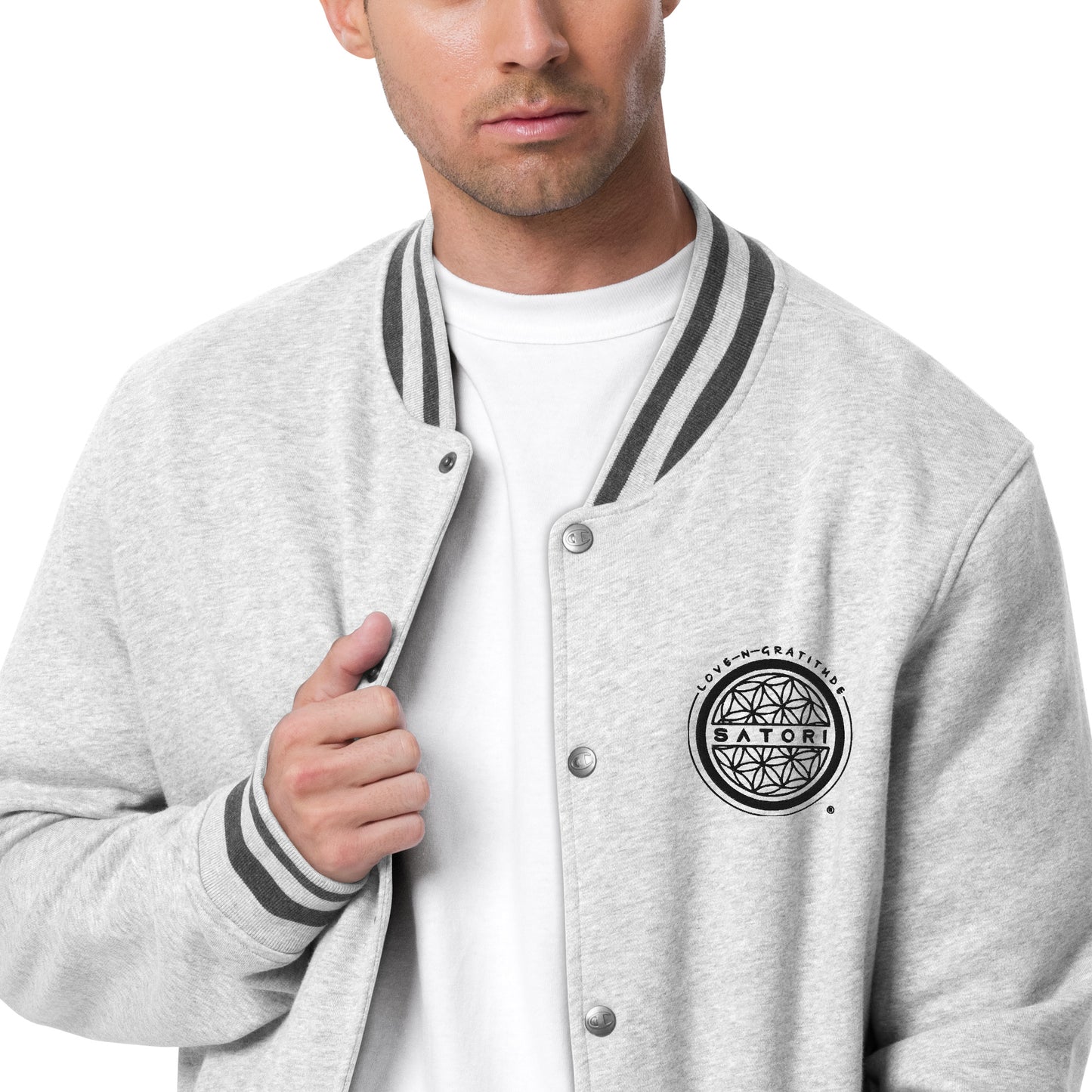 Embroidered Champion Bomber Jacket