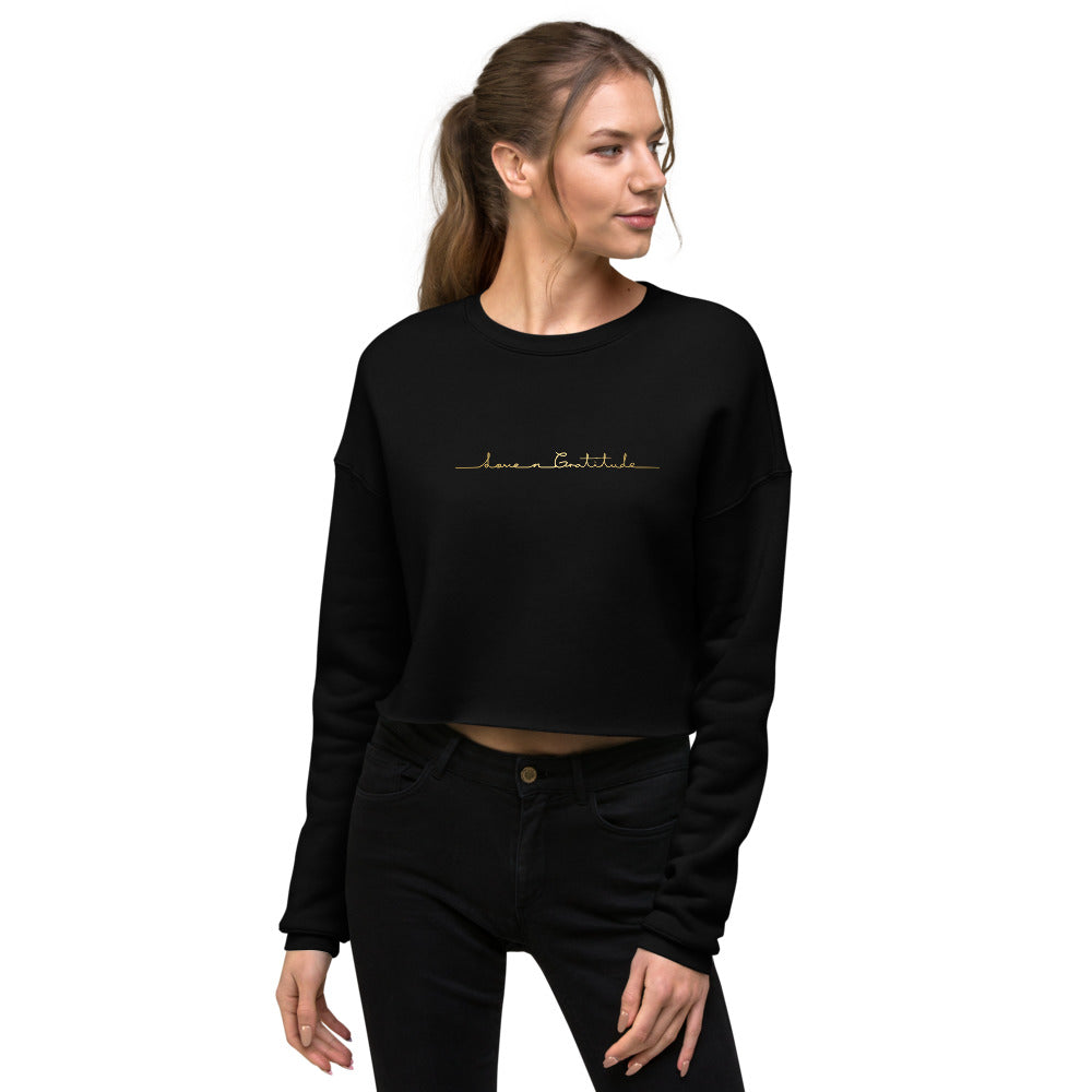 Crop Sweatshirt Love n Gratitude