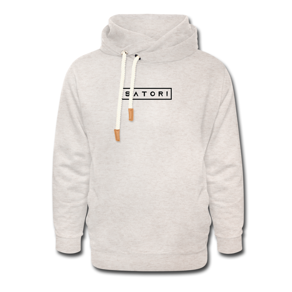 Shawl Collar Hoodie Satori - heather oatmeal