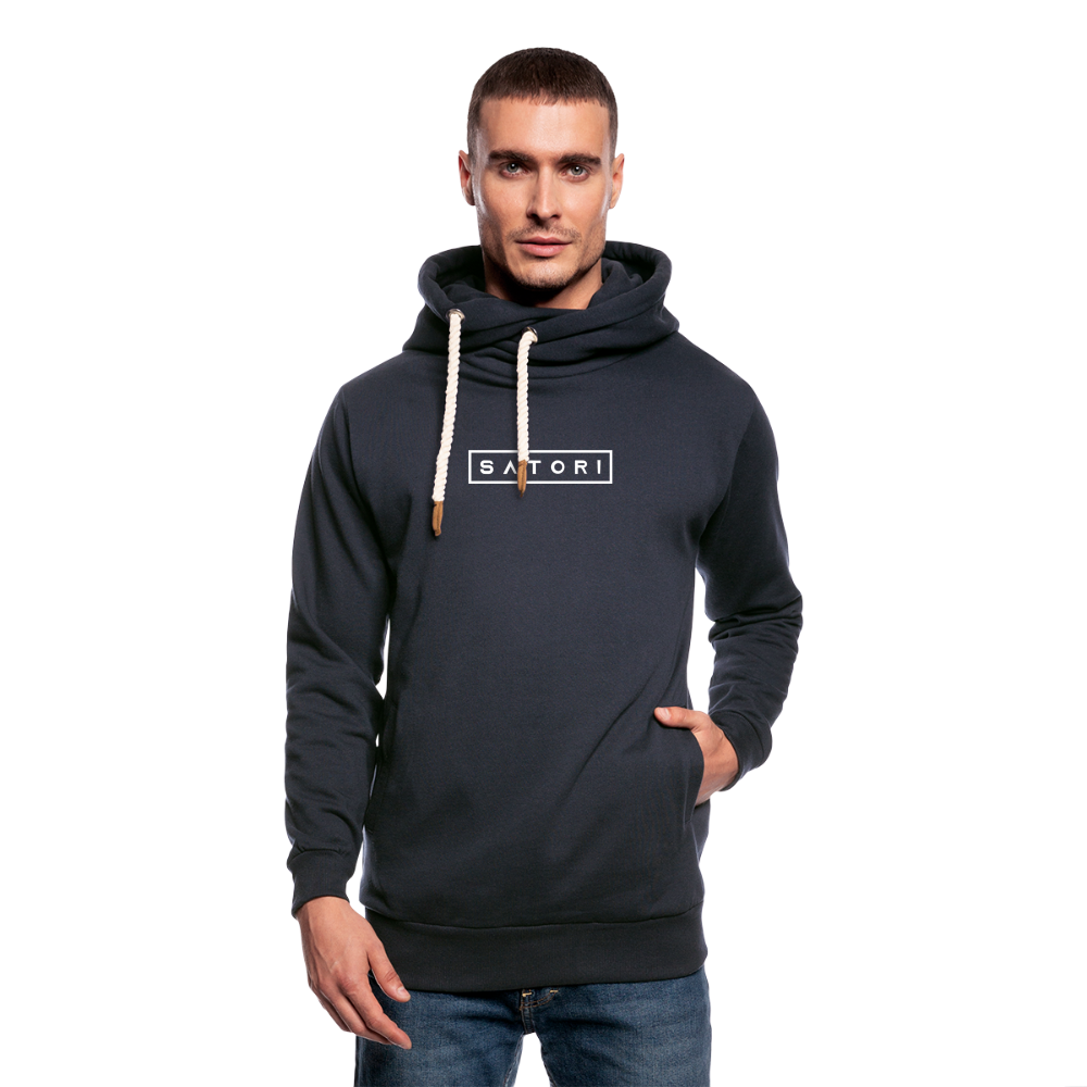 Shawl Collar Hoodie Satori - navy