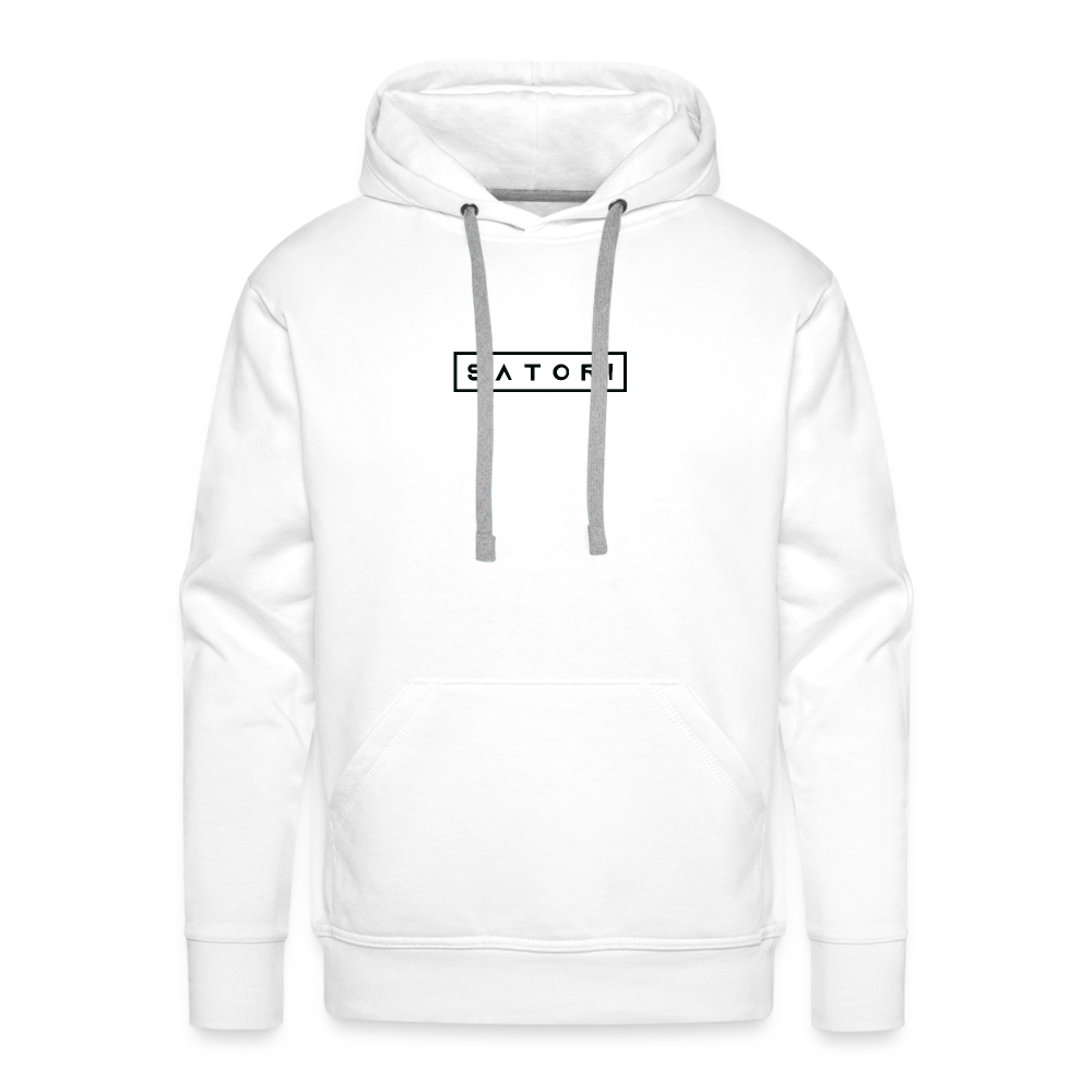 Men’s Premium Hoodie Satori Logo/Sleeves - white