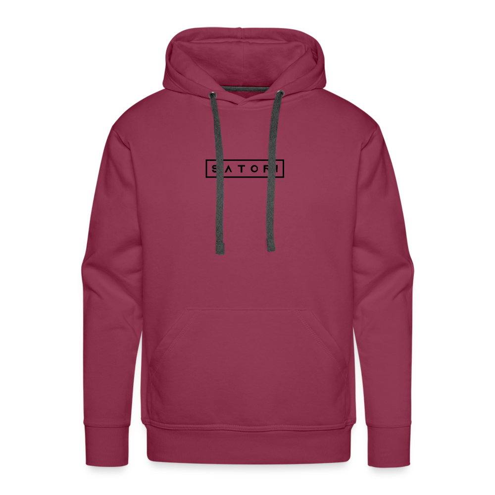 Men’s Premium Hoodie Satori Logo/Sleeves - burgundy
