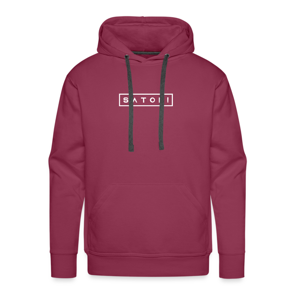 Men’s Premium Hoodie Satori Logos - burgundy