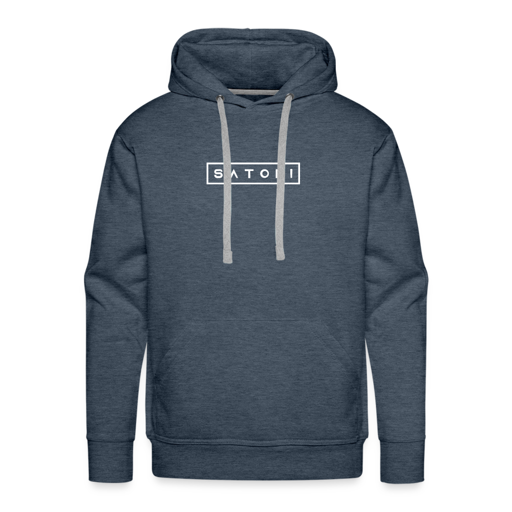 Men’s Premium Hoodie Satori Logos - heather denim