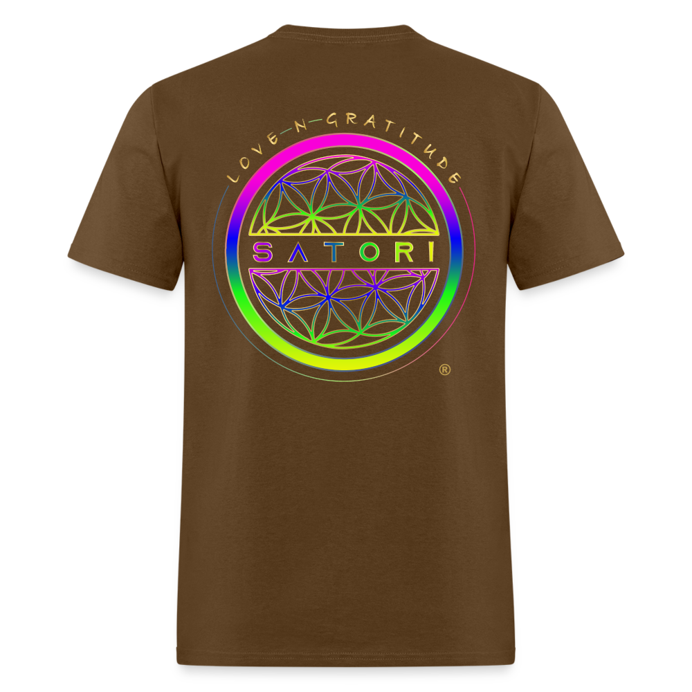 Unisex Classic T-Shirt Satori Logo - brown