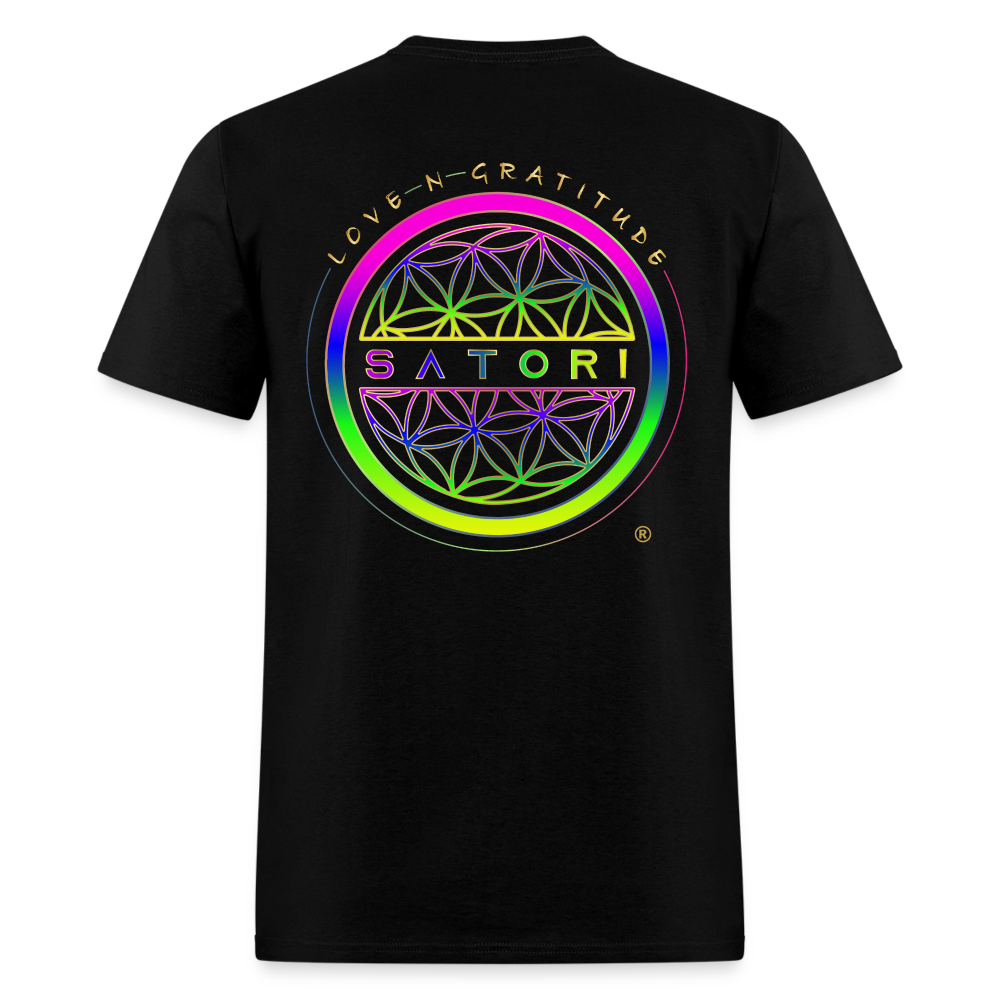 Unisex Classic T-Shirt Satori Logo - black