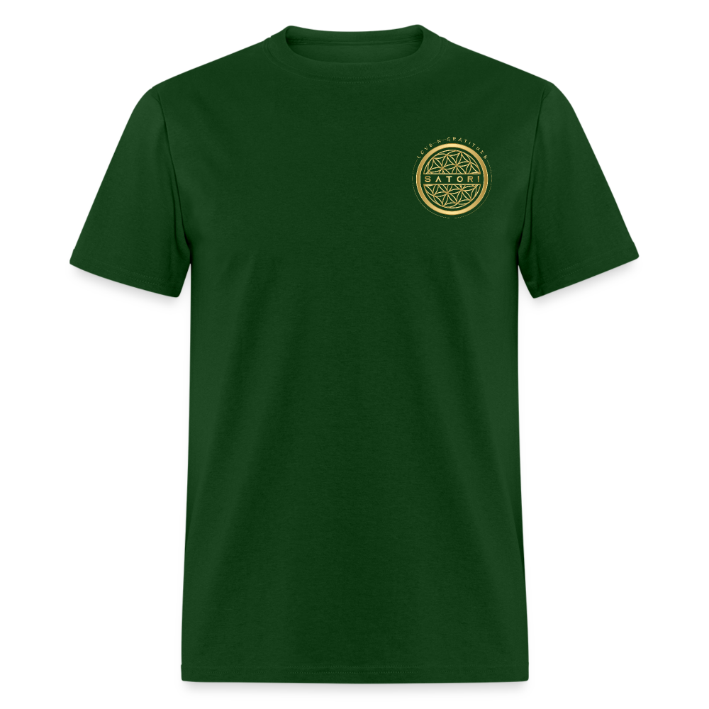Men's T-Shirt Satori Logo's - forest green