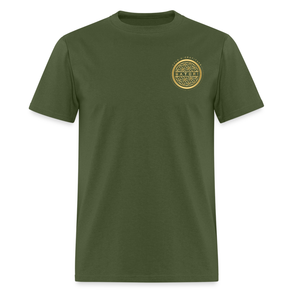 Men's T-Shirt Satori Logo's - military green