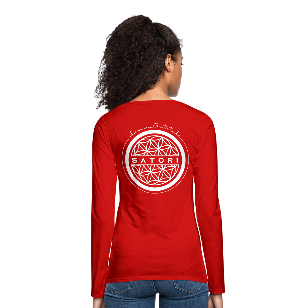 Women's Premium Long Sleeve T-Shirt - red