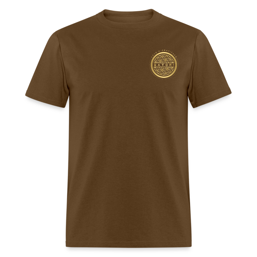 Men's T-Shirt Satori Logo's - brown