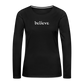 Women's Premium Long Sleeve T-Shirt - black