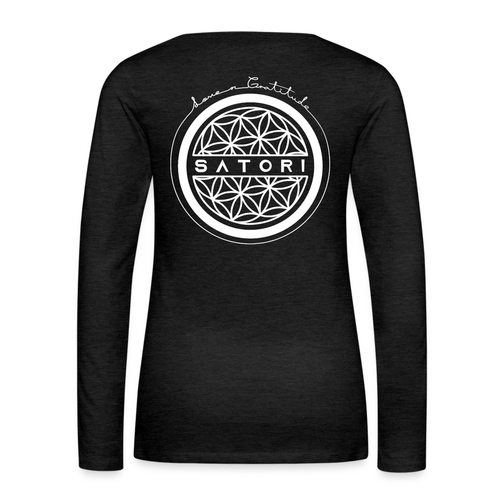 Women's Premium Long Sleeve T-Shirt - charcoal grey