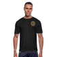 Men’s Moisture Wicking Performance T-Shirt Logo on Back - black