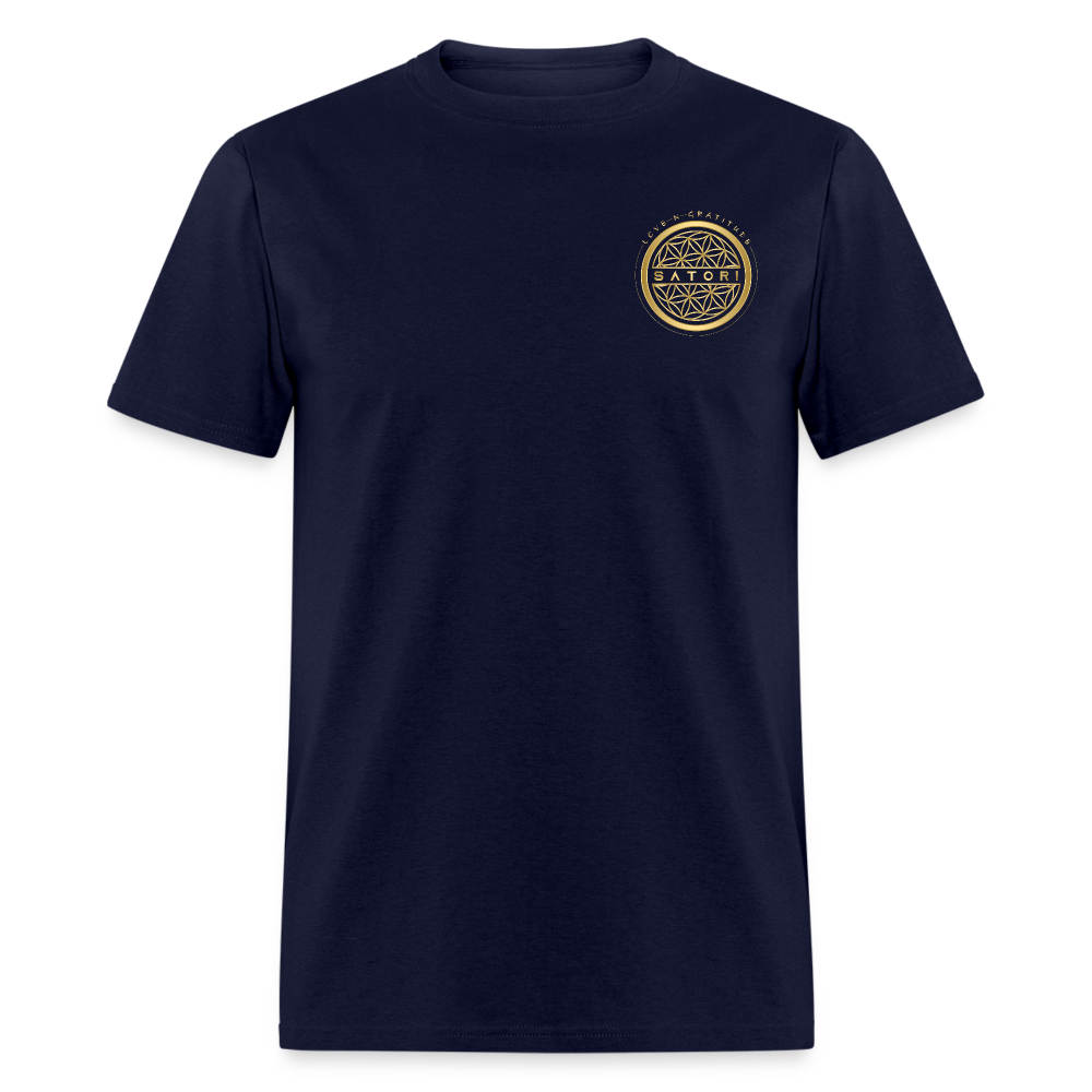 Men's T-Shirt Satori Logo's - navy