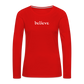 Women's Premium Long Sleeve T-Shirt - red