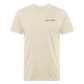 Fitted Cotton/Poly T-Shirt by Next Level Satori Front & Back - heather cream