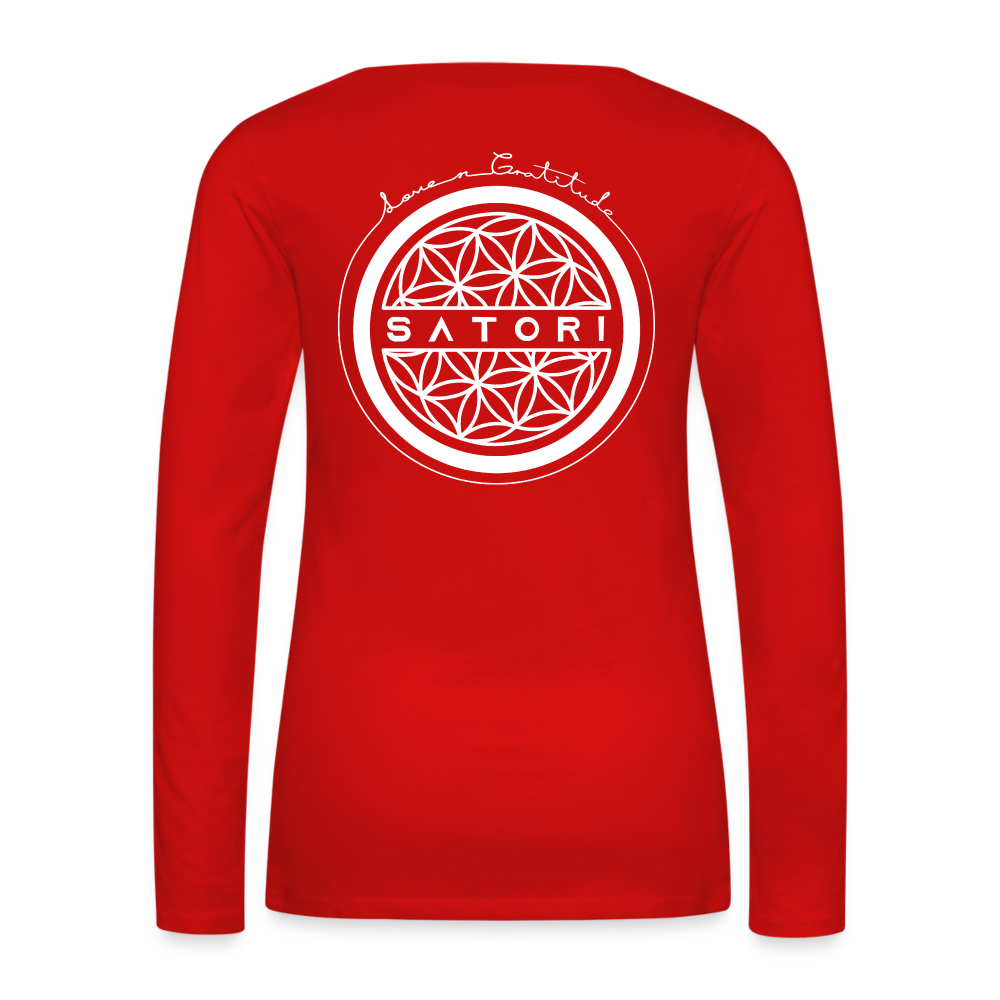 Women's Premium Long Sleeve T-Shirt - red