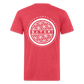 Fitted Cotton/Poly T-Shirt by Next Level - heather red