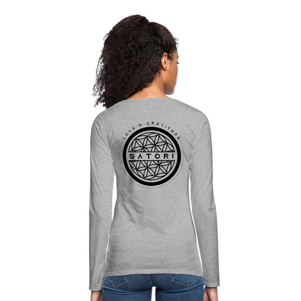 Women's Premium Long Sleeve T-Shirt - heather gray