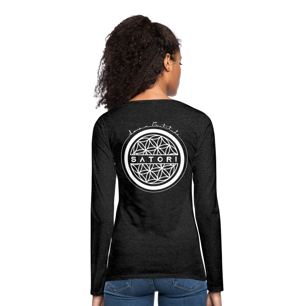 Women's Premium Long Sleeve T-Shirt - charcoal grey