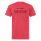 Fitted Cotton/Poly T-Shirt by Next Level Satori Front & Back - heather red