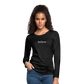 Women's Premium Long Sleeve T-Shirt - charcoal grey