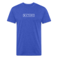Fitted Cotton/Poly T-Shirt by Next Level - heather royal