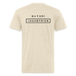 Fitted Cotton/Poly T-Shirt by Next Level Satori Front & Back - heather cream