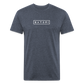 Fitted Cotton/Poly T-Shirt by Next Level - heather navy