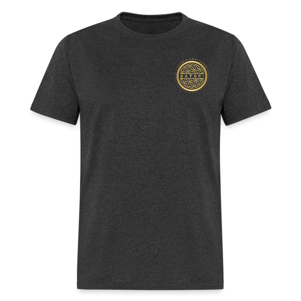 Men's T-Shirt Satori Logo's - heather black
