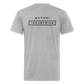 Fitted Cotton/Poly T-Shirt by Next Level Satori Front & Back - heather gray