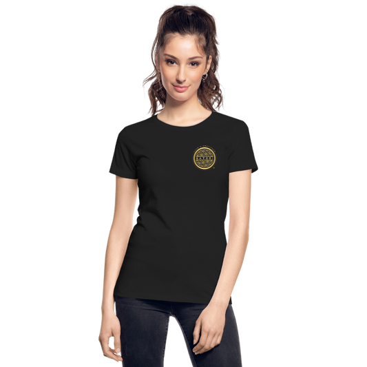 Women’s Premium Organic T-Shirt Satori Logo - black