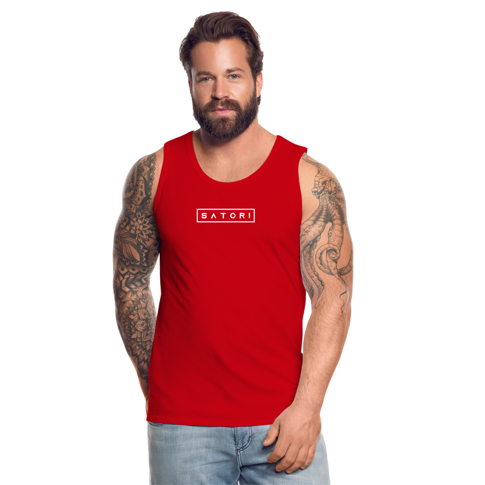 Men’s Premium Tank Gratitude - red