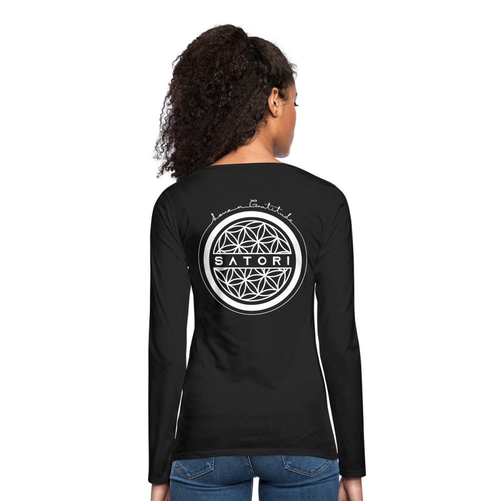 Women's Premium Long Sleeve T-Shirt - black