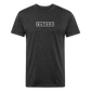Fitted Cotton/Poly T-Shirt by Next Level - heather black