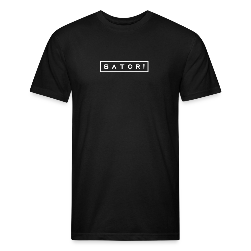 Fitted Cotton/Poly T-Shirt by Next Level - black