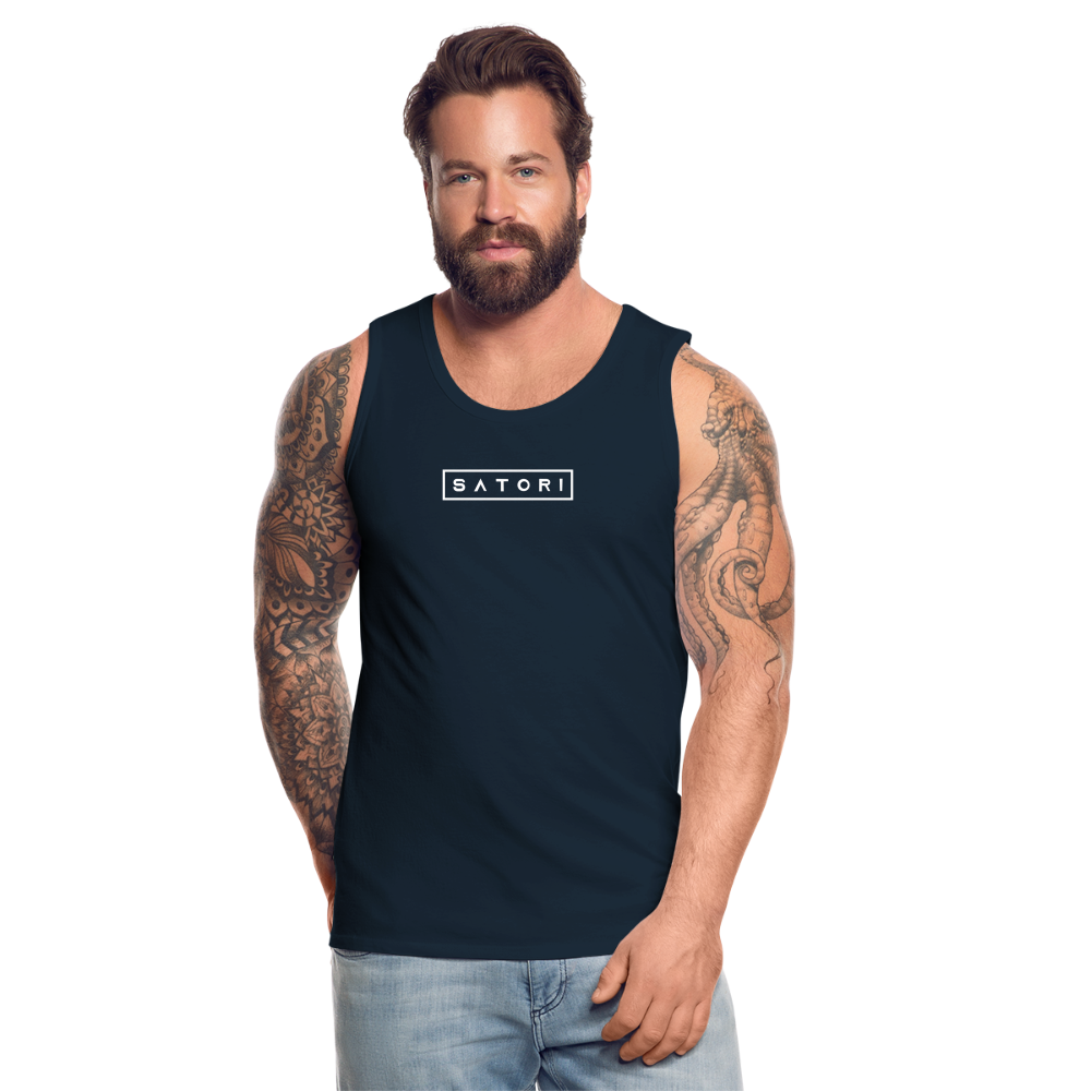 Men’s Premium Tank Gratitude - deep navy