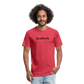 Fitted Cotton/Poly T-Shirt by Next Level - heather red