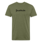 Fitted Cotton/Poly T-Shirt by Next Level - heather military green