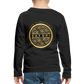 Kids' Premium Long Sleeve T-Shirt Logo Front & Back - black