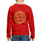 Kids' Premium Long Sleeve T-Shirt Logo Front & Back - red