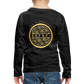 Kids' Premium Long Sleeve T-Shirt Logo Front & Back - charcoal gray
