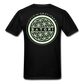 Unisex Classic T-Shirt Glow in Dark Logo & Print - black