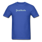 Unisex Classic T-Shirt Glow in Dark Logo & Print - royal blue
